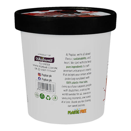Wholesome Foods Popbar Strawberry & Raspberry Ice Cream, 475ml - Image 2