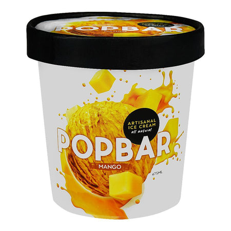 Wholesome Foods Popbar Mango Ice Cream, 475ml - Main Image