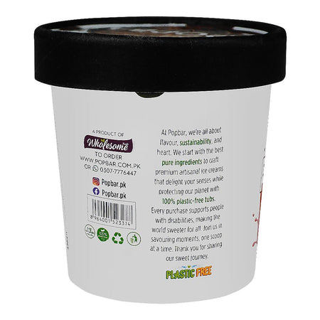 Wholesome Foods Popbar Chocolate Brownie Ice Cream, 125ml - Image 2