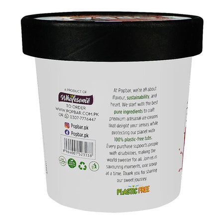 Wholesome Foods Popbar Strawberry & Raspberry Ice Cream, 125ml - Image 2