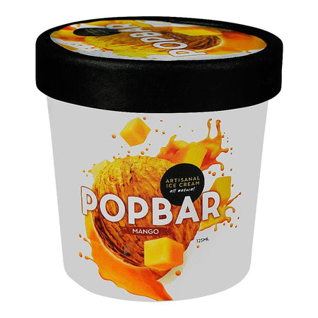 Wholesome Foods Popbar Mango Ice Cream, 125ml - Main Image