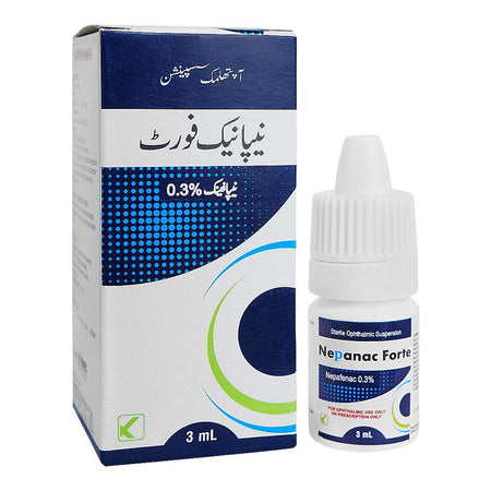 Kobec Pharmacals Nepanac Forte 0.3% Suspension, 3ml - Main Image