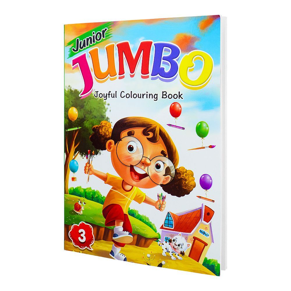 Paramount Junior Jumbo Joyful Coloring Book 3 - Main Image