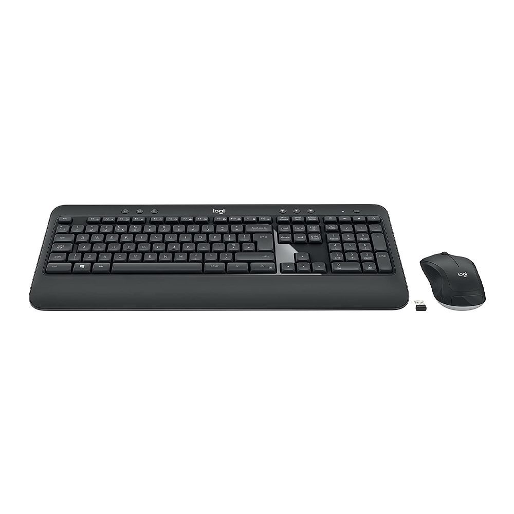 Logitech Advanced Wireless Combo Keyboard & Mouse Black, MK540 - Main Image
