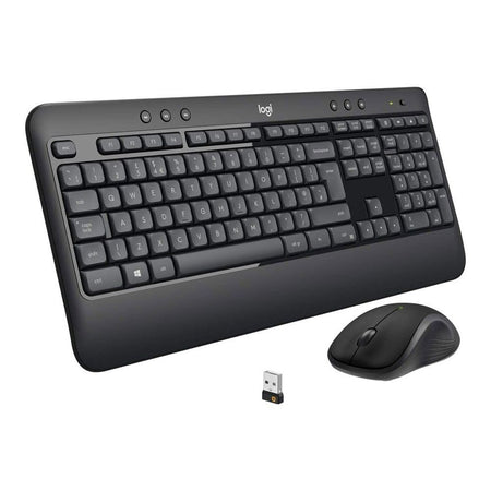 Logitech Advanced Wireless Combo Keyboard & Mouse Black, MK540 - Image 2