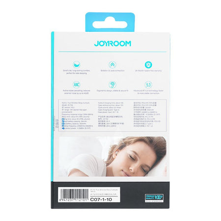 Joyroom Cozydots True Wireless Sleep Earbuds White, JR TS2 - Image 4