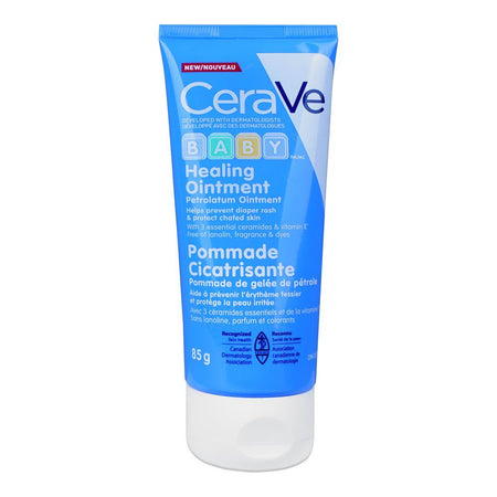 CeraVe Baby Healing Ointment Cream, Prevents Baby Diaper Rash, Lanolin-Free, Fragrance-Free, 85g - Main Image