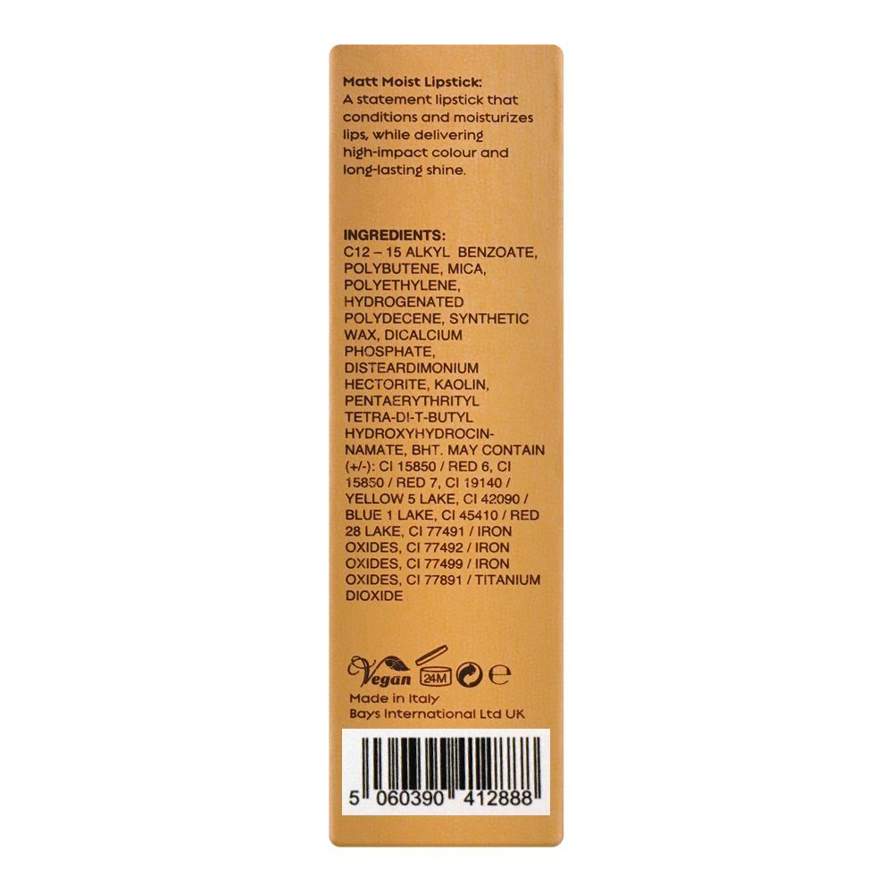 ST London Matte Moist Long Lasting Lipstick, Berry Buzz - Image 4