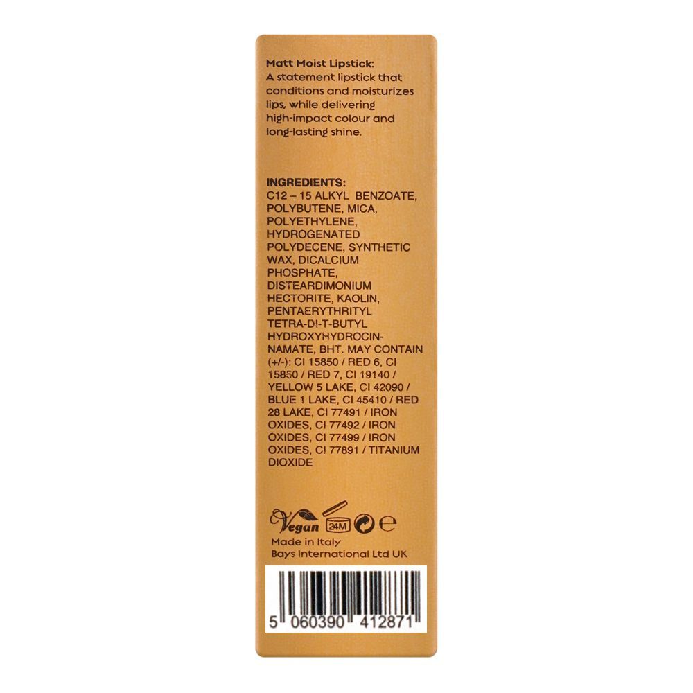 ST London Matte Moist Long Lasting Lipstick, Chilli Red - Image 4