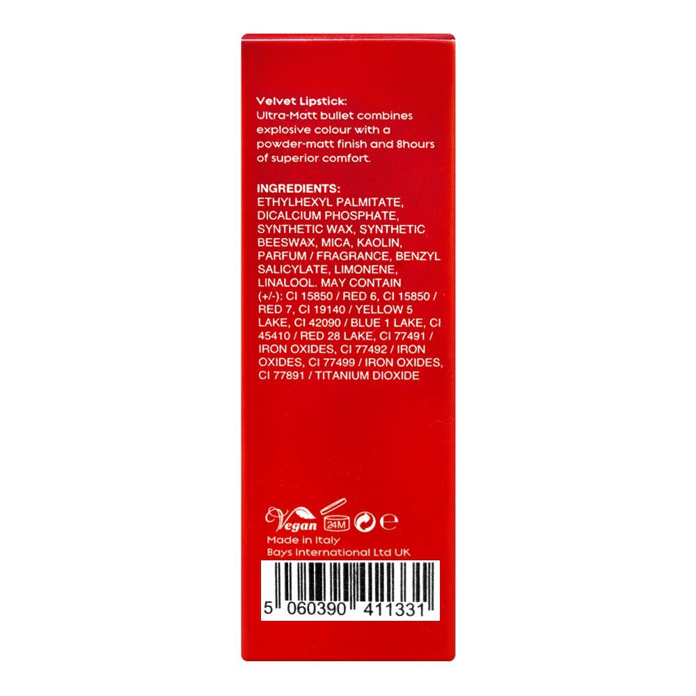 ST London Velvet Ultra-Matt Lipstick, High Voltage - Image 4