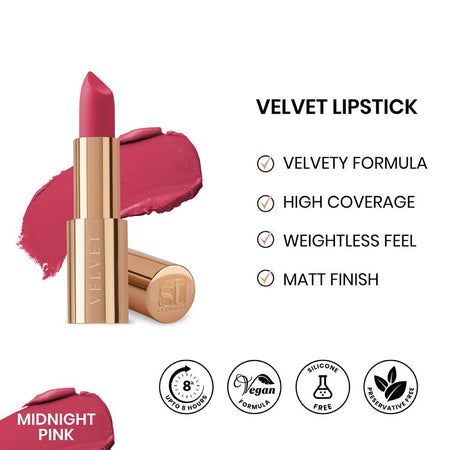 ST London Velvet Ultra-Matt Lipstick, Midnight Pink - Main Image