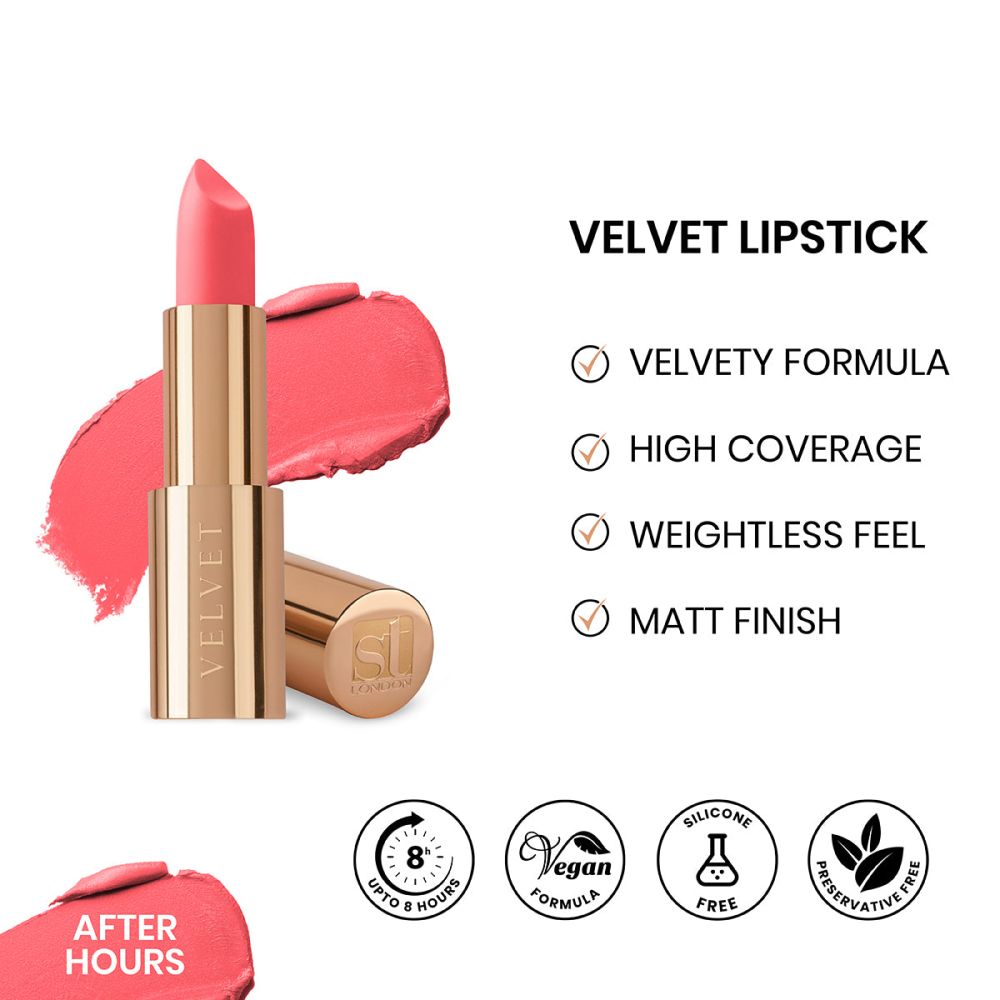 ST London Velvet Ultra-Matt Lipstick, After Hours - Main Image