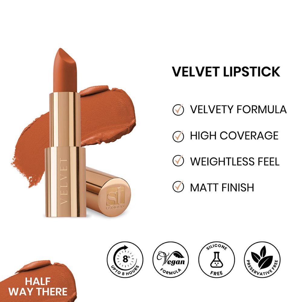 ST London Velvet Ultra-Matt Lipstick, Half Way There - Main Image
