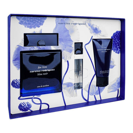 Narciso Rodriguez For Him Bleu Noir Set EDP 100ml + EDP 10ml + Shower Gel, For Men, 50ml - Main Image