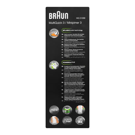 Braun Multiquick-3-Hand Blender, MQ-3105B - Image 4