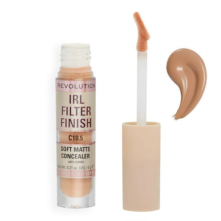 Makeup Revolution IRL Filter Finish Soft Matte Concealer, C10.5 - Main Image