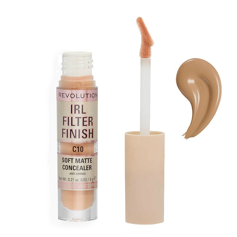 Makeup Revolution IRL Filter Finish Soft Matte Concealer, C10 - Main Image