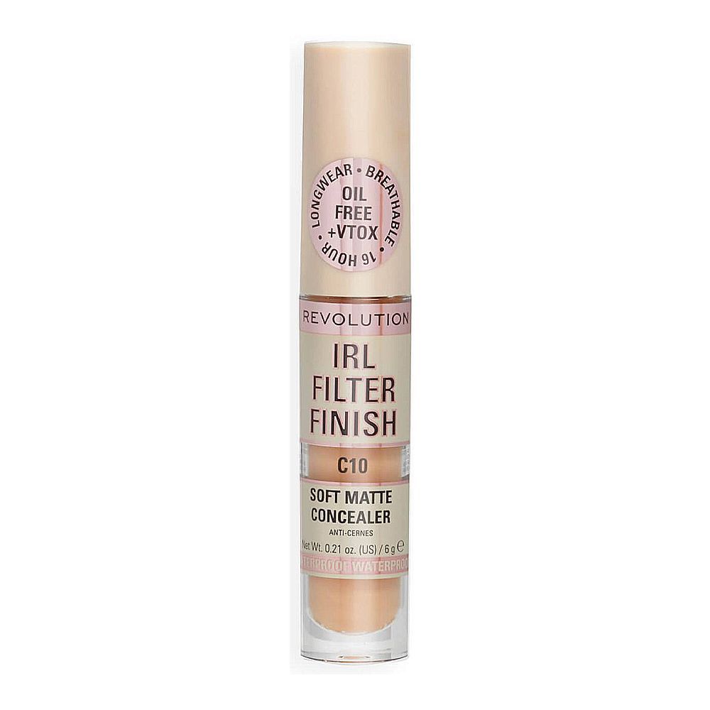 Makeup Revolution IRL Filter Finish Soft Matte Concealer, C10 - Image 2