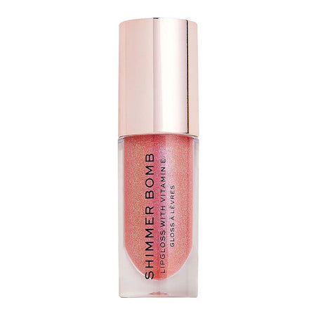 Makeup Revolution Shimmer Bomb Lip Gloss, Daydream Pink - Image 2