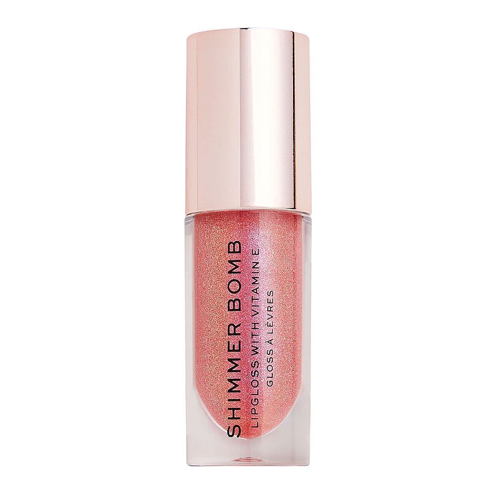 Makeup Revolution Shimmer Bomb Lip Gloss, Daydream Pink - Image 2