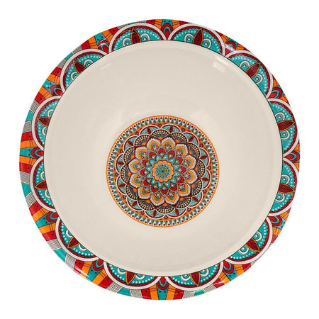 Sky Melamine Ajrak Print Bowl, 5.5 Inches, Stylish Tableware, Cultural Design - Image 2