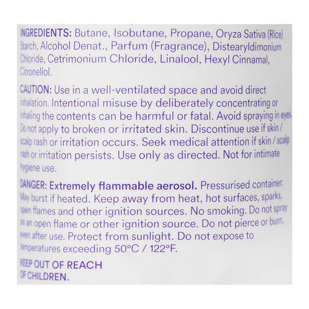 Batiste Oriental Jasmine Opulence, Dry Shampoo, 200ml - Image 3