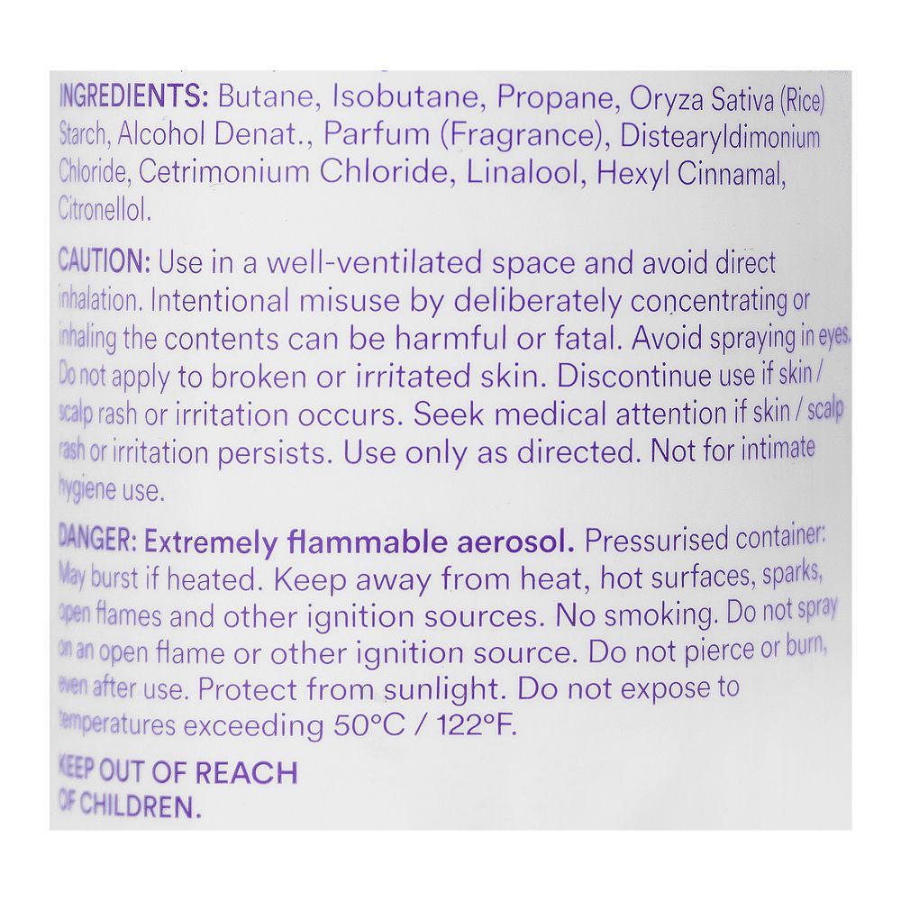 Batiste Oriental Jasmine Opulence, Dry Shampoo, 200ml - Image 3