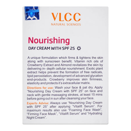 VLCC Natural Sciences Nourishing, Anti Ageing Day Cream, SPF-25, 50ml - Image 2