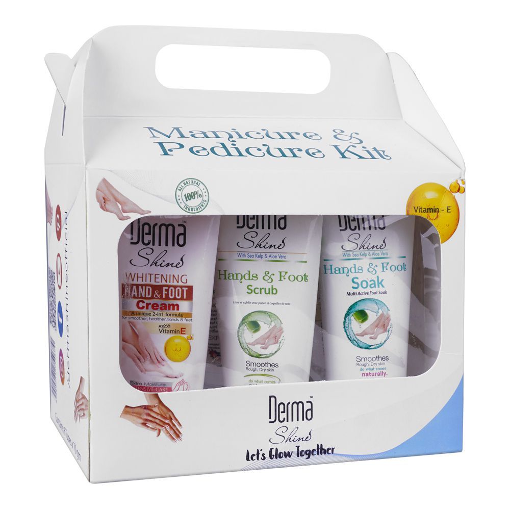 Derma Shine Manicure & Pedicure Kit, 6-Pack - Main Image