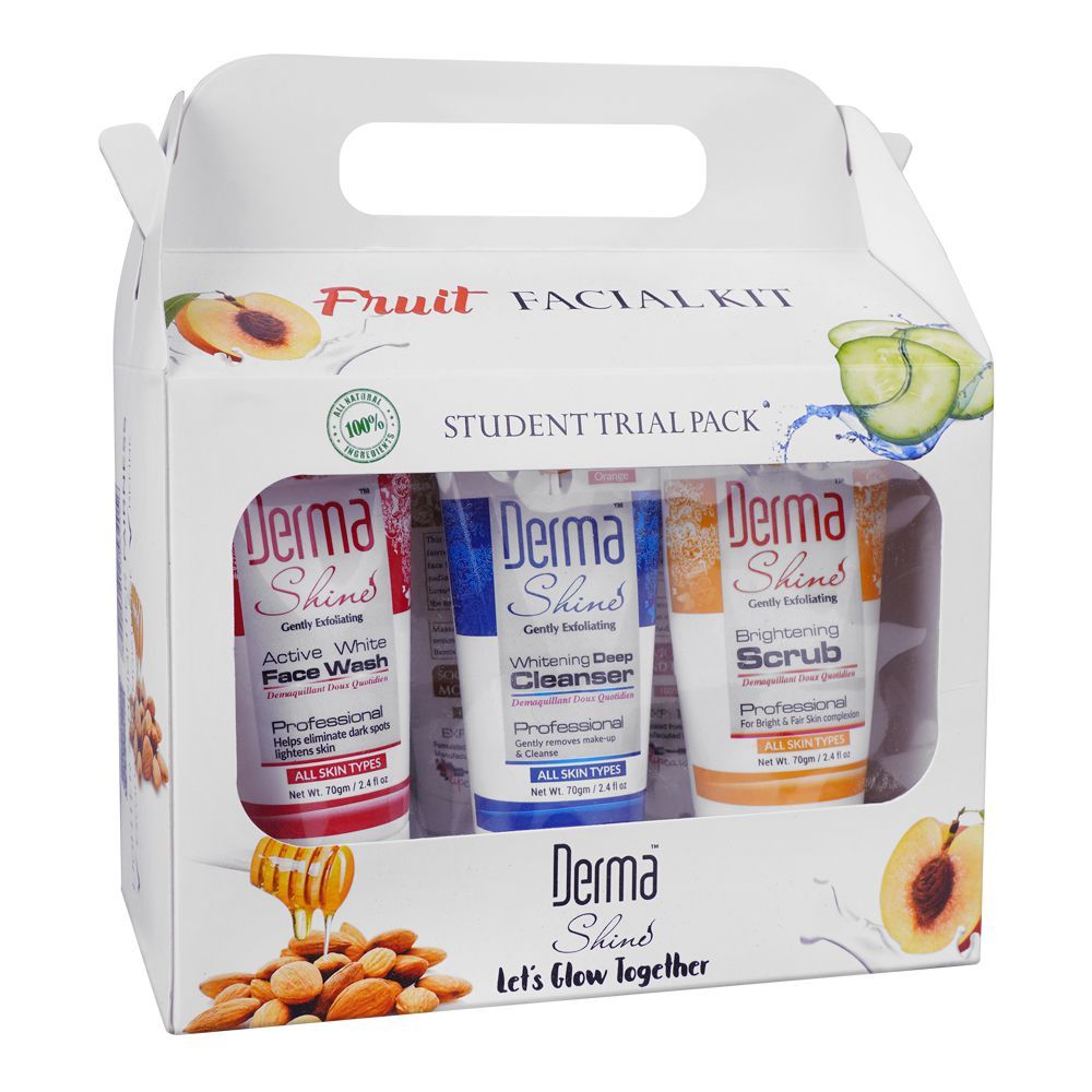 Derma Shine Fruit Facial Kit, 6-Pack - Main Image