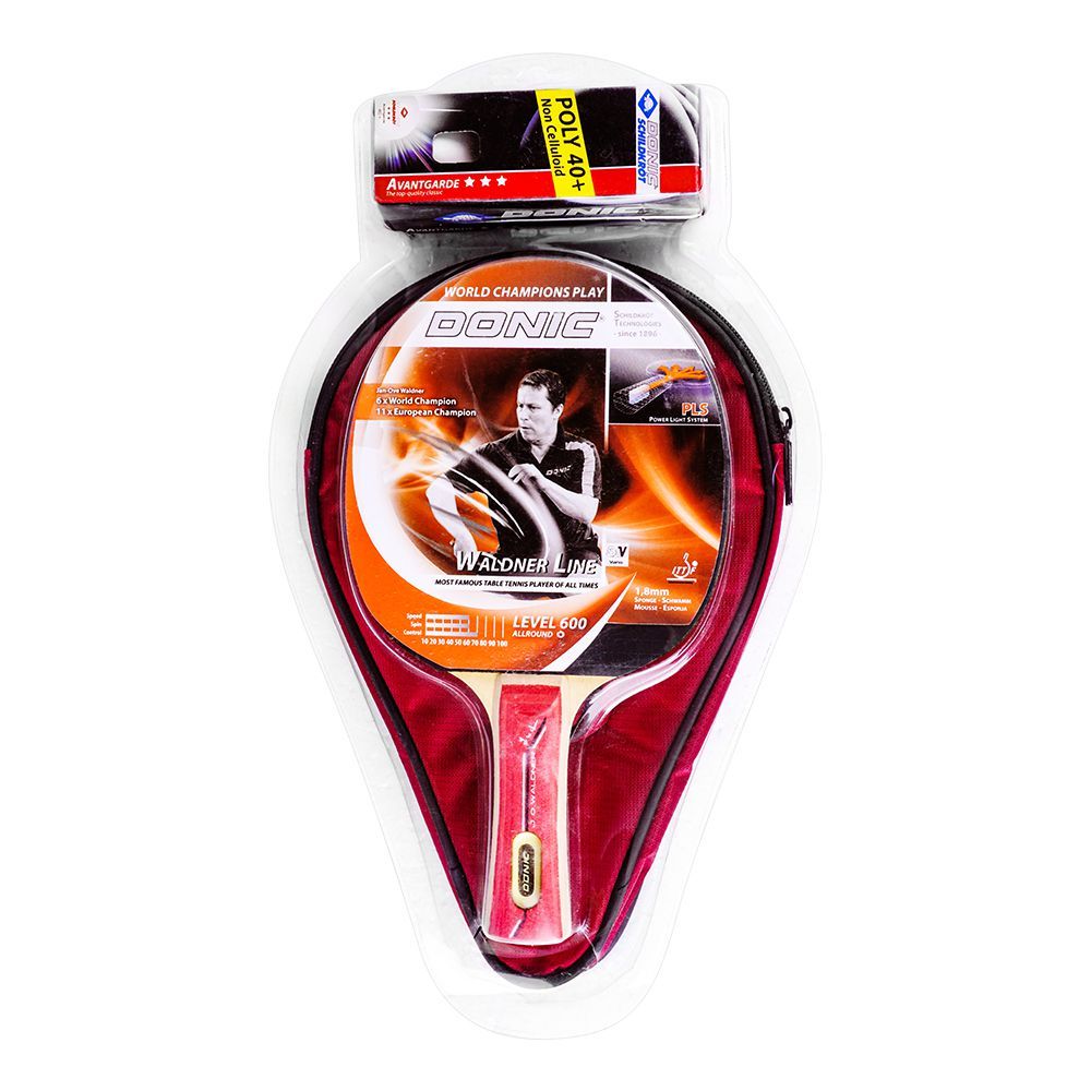 Donic Waldner Line Level 600 Attack Table Tennis Bat+Ball Set - Main Image