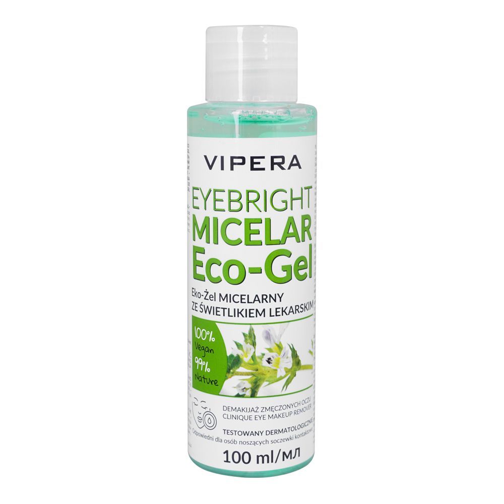 Vipera Eyebright Micellar Eco Gel, Eye Makeup Remover, 100ml - Main Image