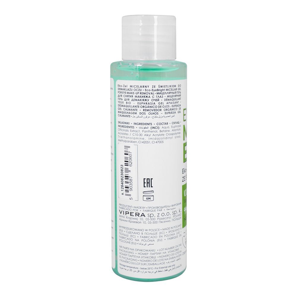 Vipera Eyebright Micellar Eco Gel, Eye Makeup Remover, 100ml - Image 3