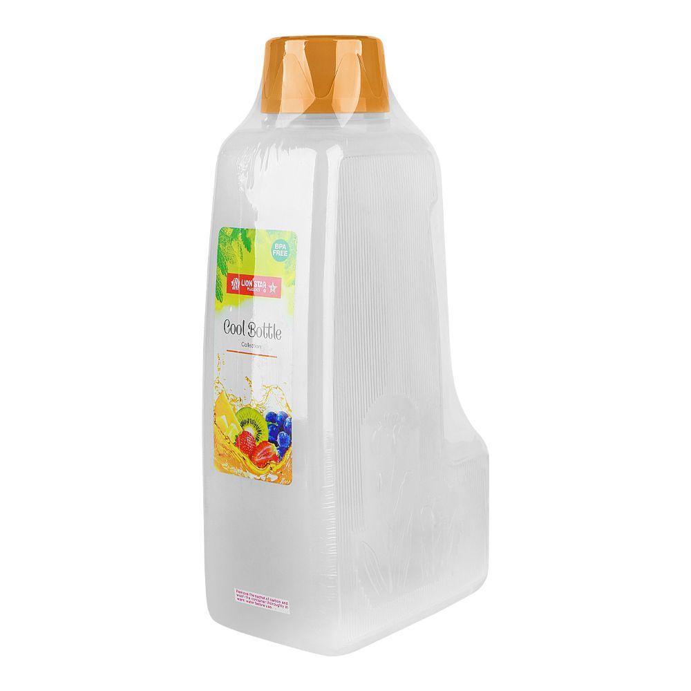 Lion Star Plastic Water Bottle, BPA Free, 2300ml, Brown, F-2 - Main Image