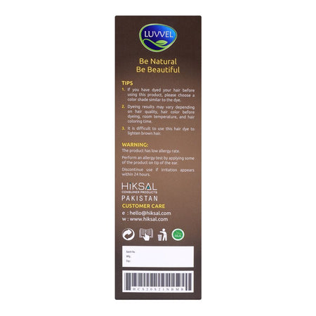 Luvvel Hair Darkening Shampoo, Light Brown, 200ml - Image 6