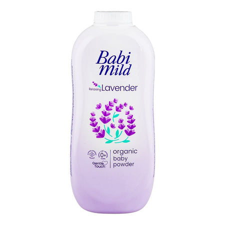 Babi Mild Ultra Mild Relaxing Lavender Baby Powder, 350g - Main Image