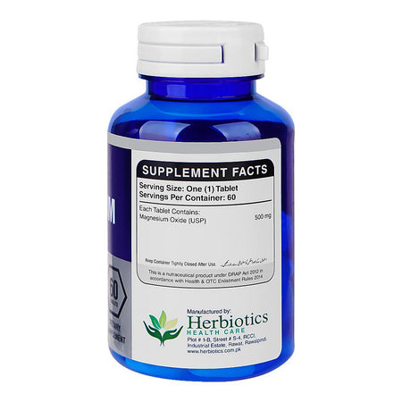 Herbiotics Magnesium Tablets, 500mg, 30-Pack - Image 2