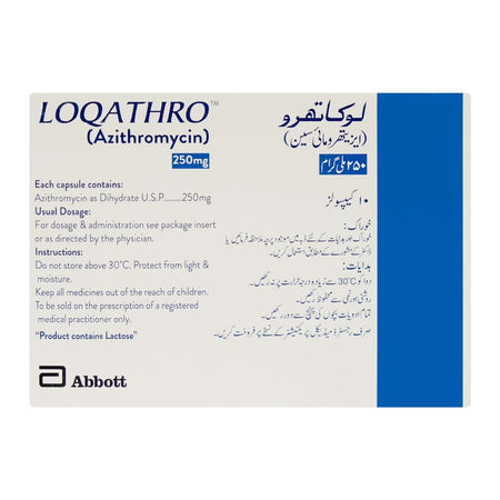 Abbott Loqathro Tablet, 250mg, 10-Pack - Image 2