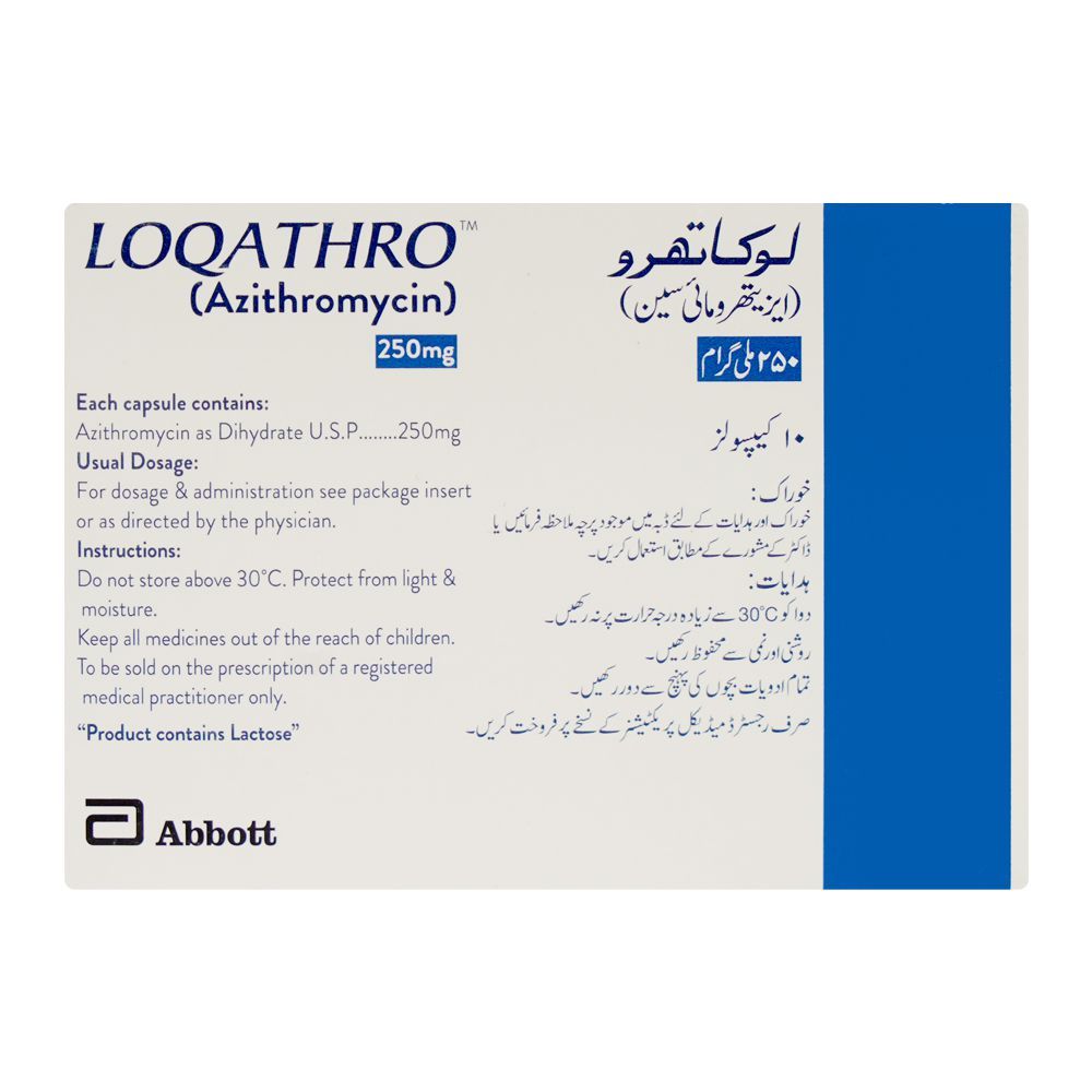 Abbott Loqathro Tablet, 250mg, 10-Pack - Image 2