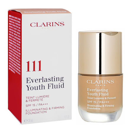 Clarins Paris Everlasting Youth Fluid 111 Auburn, Illuminating & Firming Foundation - Main Image