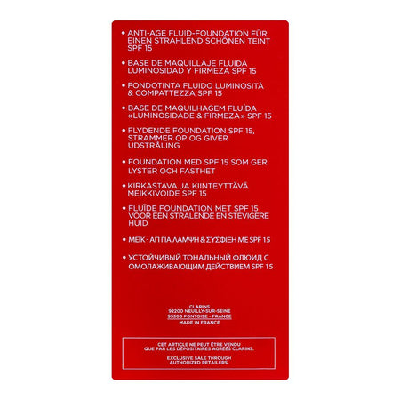Clarins Paris Everlasting Youth Fluid 111 Auburn, Illuminating & Firming Foundation - Image 4