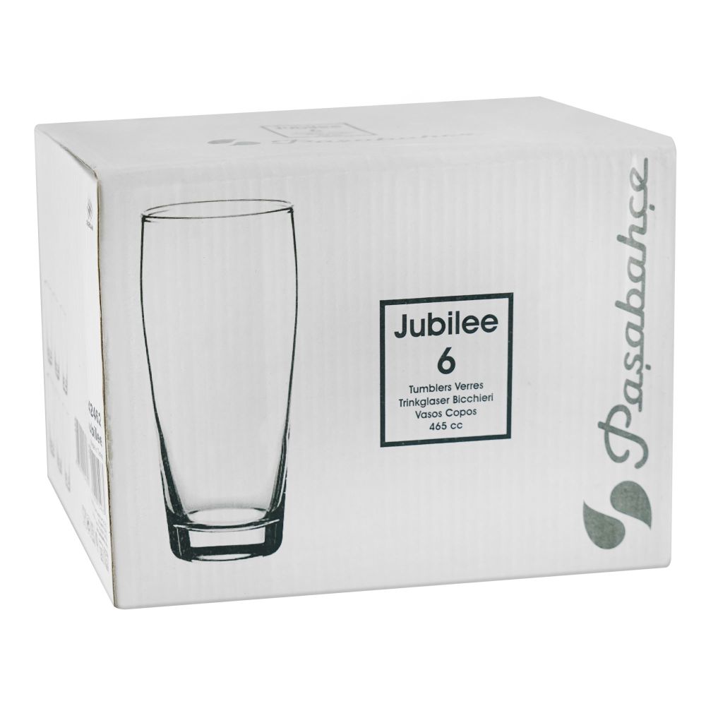 Pasabahce Jubilee Glass Tumbler Set, 6-Pack, 42462 - Image 2