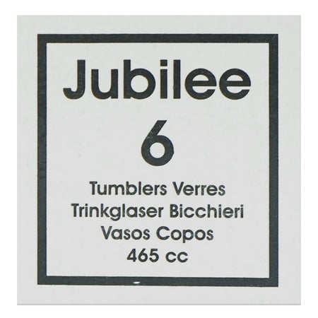 Pasabahce Jubilee Glass Tumbler Set, 6-Pack, 42462 - Image 3