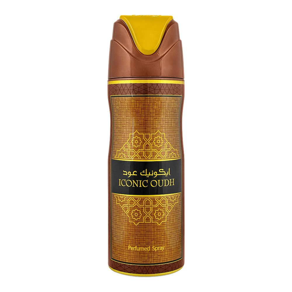 Lattafa Iconic Oudh Body Spray, For Men & Women, 200ml - Main Image