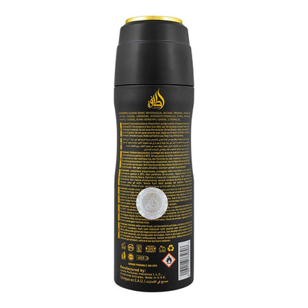 Lattafa Maahir Body Spray, For Men & Women, 200ml - Image 2