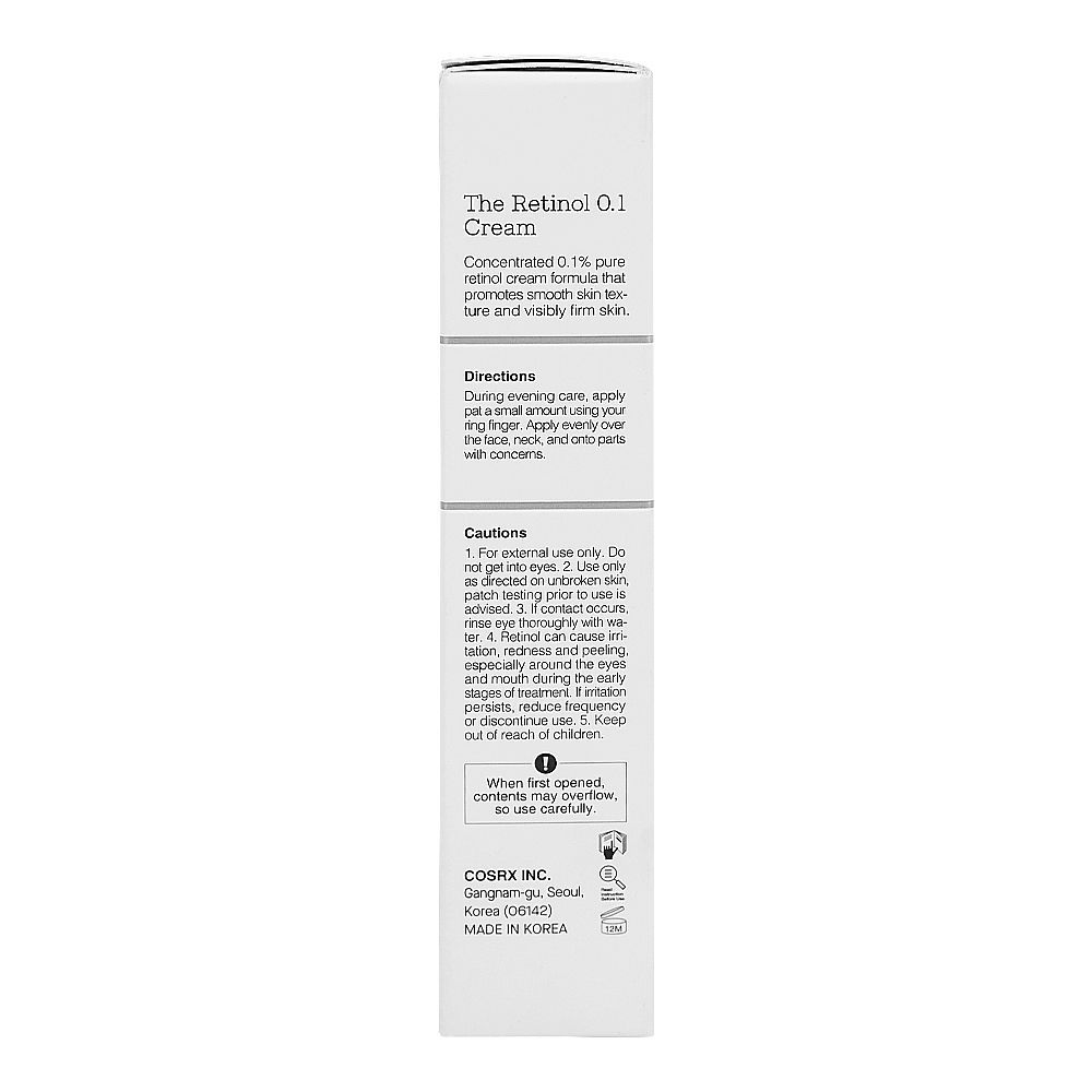 COSRX The Retinol 0.1 Cream, Anti Aging, 20ml - Image 3
