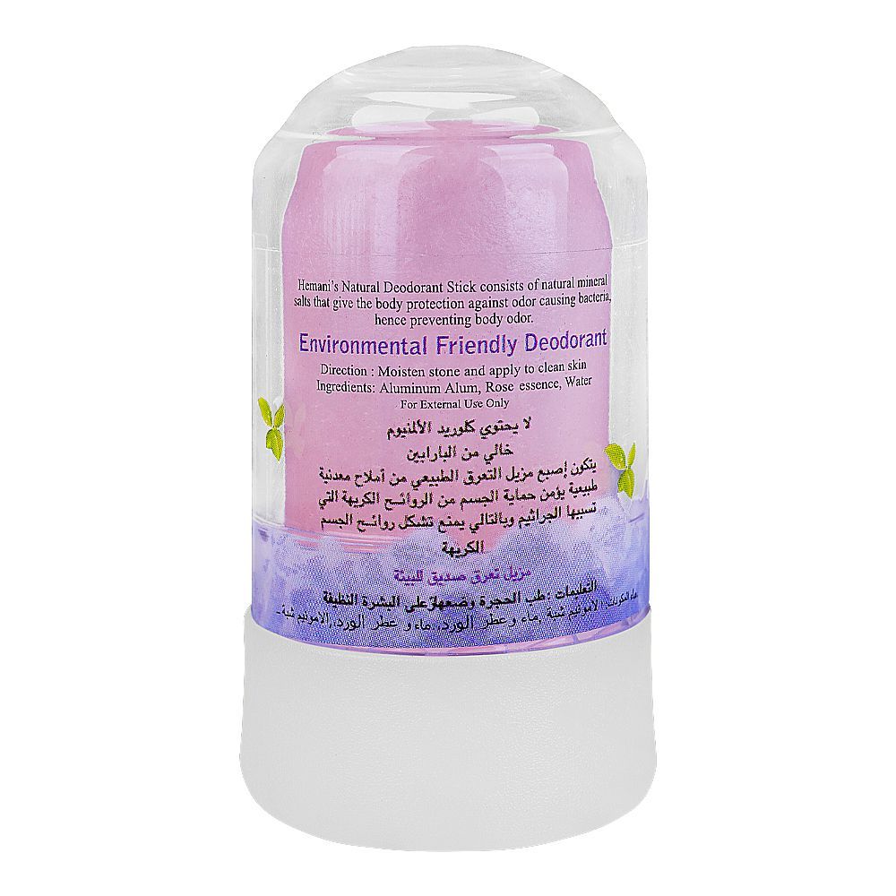 Hemani Natural Rose Deodorant Stick, Paraben Free, For Men & Women, 70g - Image 2