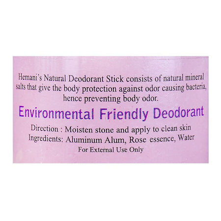 Hemani Natural Rose Deodorant Stick, Paraben Free, For Men & Women, 70g - Image 3