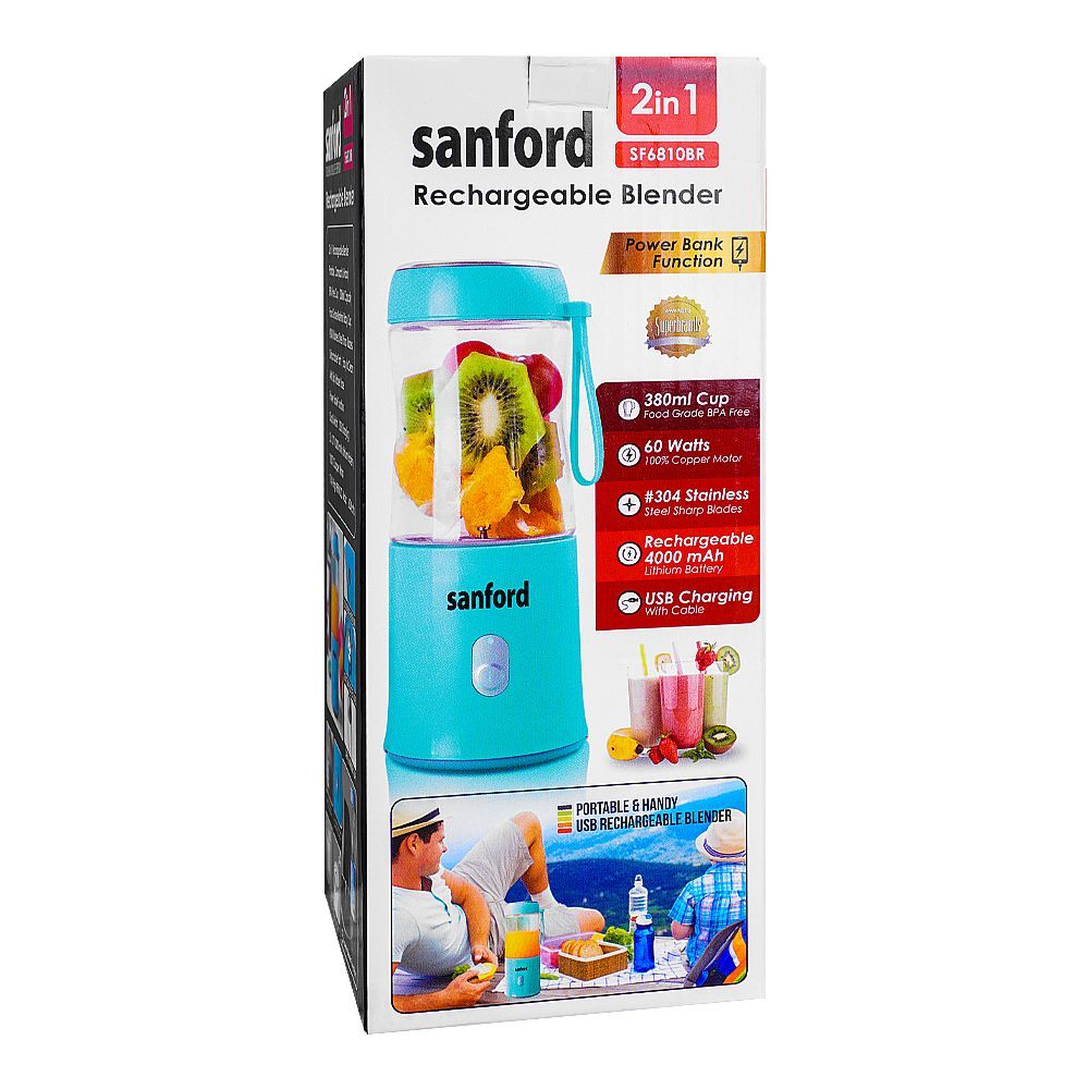 Sanford Rechargeable Blender 2 In 1, SF-6810BR - Main Image