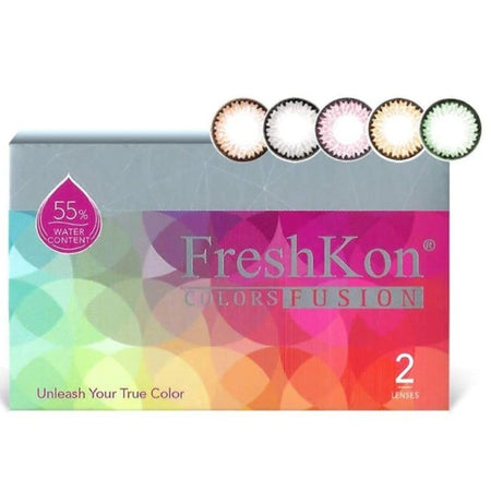 Freshkon Contact Lenses, Shimmering Gray - Image 2